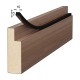 BLACK ADHESIVE DRAUGHT EXCLUDER 10x10 5m DRAUGHT EXCLUDERS - RUBBER SEALS