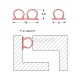 SELF-ADHESIVE SEALING RUBBER "Ο" SHAPE  DRAUGHT EXCLUDERS - RUBBER SEALS