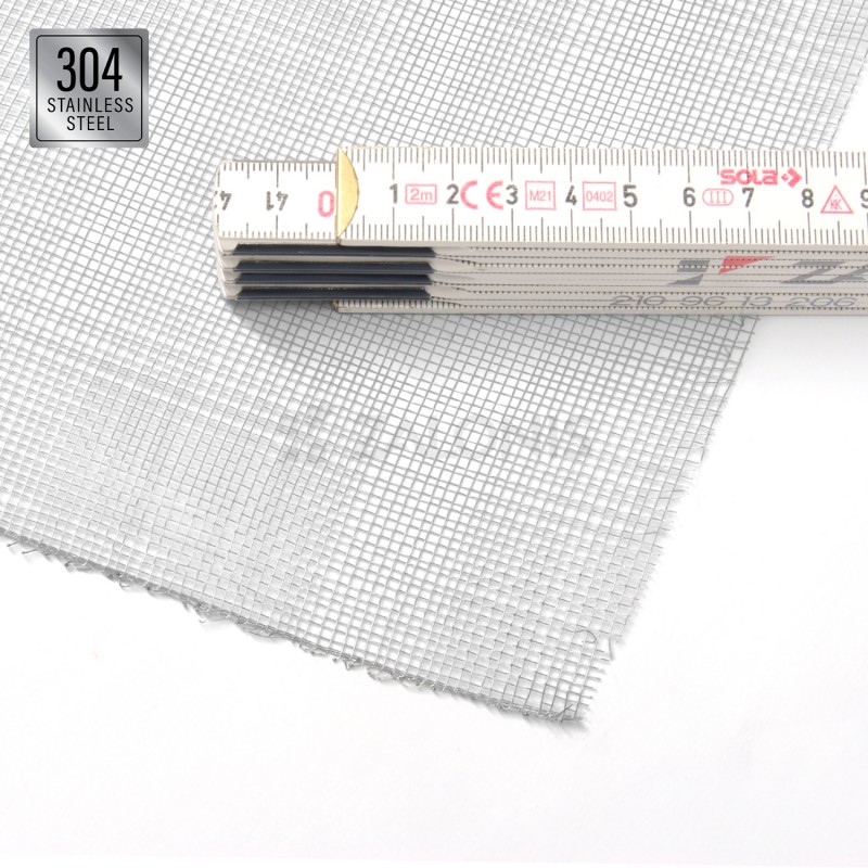 METAL WIRE MESH WINDOW SCREEN / 100cm / INOX METAL SHEETS