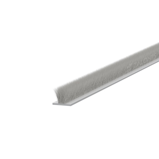 WINDOW BRUSH SEAL / 6.7x6 mm / GRAY