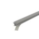 SELF-ADHESIVE WINDOW BRUSH SEAL / 6.9x11 mm / GRAY