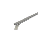 SELF-ADHESIVE WINDOW BRUSH SEAL / 6.9x5 mm / GRAY