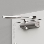 OVERHEAD DOOR CLOSER / FIRE PROOF / SILVER / MAX LOAD 120KG