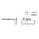 OVERHEAD DOOR CLOSER / FIRE PROOF / SILVER / MAX LOAD 120KG