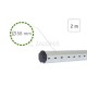OCTAGONAL TUBE  FOR ROLLERS / D.58x0.4mm / 200cm WINDOW WOODEN ROLLING SHUTTER MECHANISM WITH STRAP 