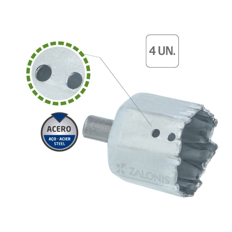 BLIND STEEL FERRULE / 42 mm