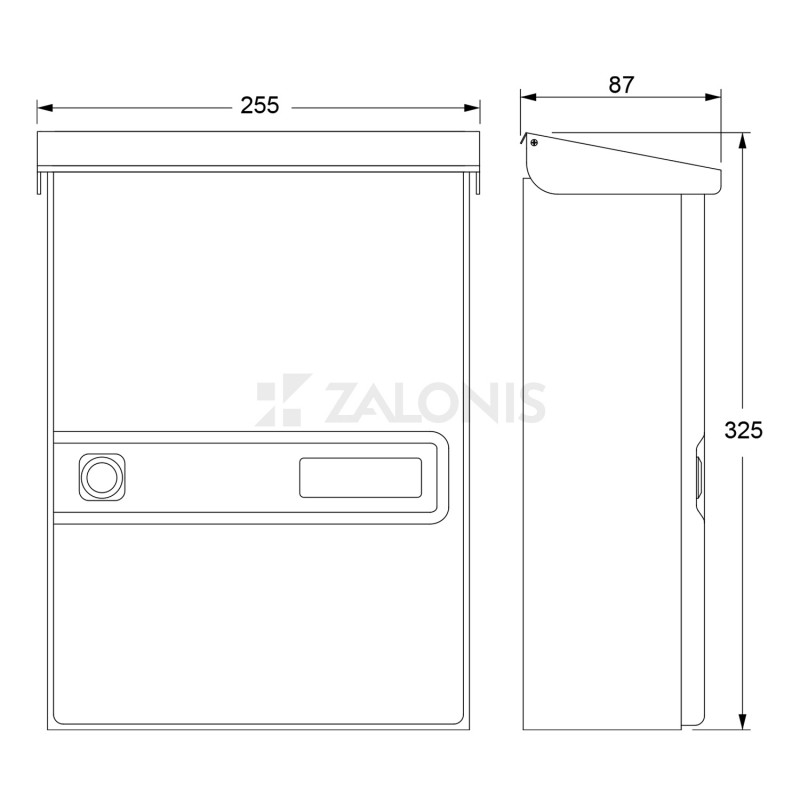 LETTERBOX COLONIA m.004 / MAT BLACK LETTERBOXES