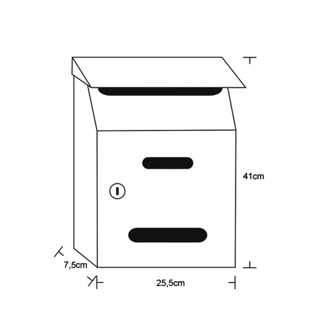 LETTERBOX IMPERIAL / BLACK