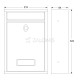 LETTERBOX BERMEO m.003 / MAT WHITE MULTI-LETTERBOX SYSTEMS