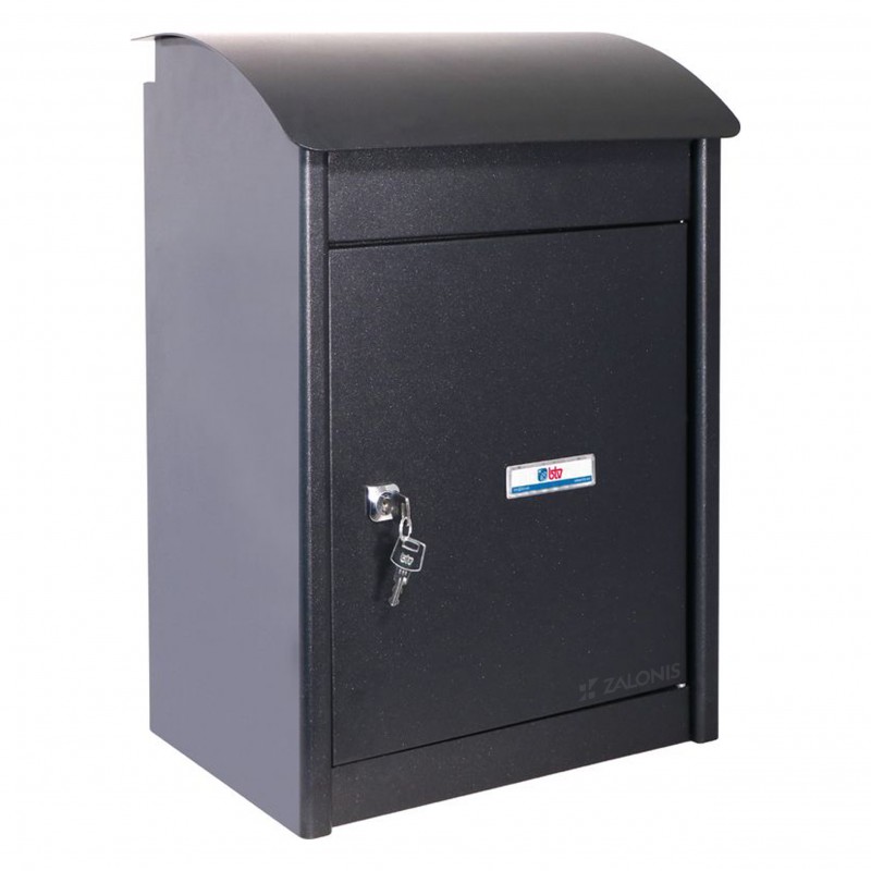 PARCEL BOX m.008 / MAT BLACK MULTI-LETTERBOX SYSTEMS