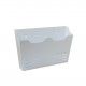 ADVERTISING BASKET m.001 / MAT WHITE NEWSPAPER BASKETS