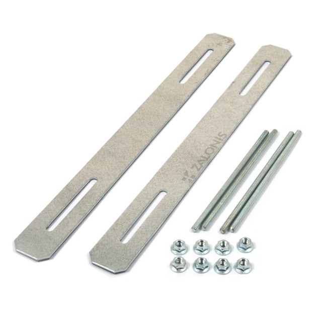 LETTERBOX MOUNTING KIT ON METAL FENCE