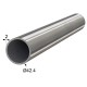 ΣΩΛΗΝΑ ΚΟΥΠΑΣΤΗΣ Φ.42.4 mm / INOX 304 ΑΝΟΞΕΙΔΩΤΑ ΚΑΓΚΕΛΑ ΚΑΙ ΚΟΥΠΑΣΤΕΣ