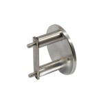 ΣΤΗΡΙΓΜΑ ΚΟΛΩΝΑΣ Φ.35-50 mm ΠΛΑΪΝΟ / INOX 304