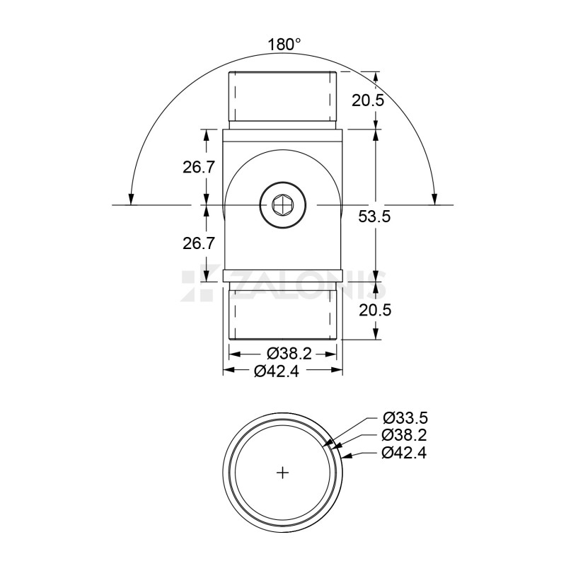 ΣΠΑΣΤΟΣ ΣΥΝΔΕΣΜΟΣ ΓΙΑ ΣΩΛΗΝΑ Φ.42.4x2 mm ΕΞΩΤΕΡΙΚΗ / INOX 316 ΣΠΑΣΤΟΣ ΣΥΝΔΕΣΜΟΣ ΓΙΑ ΣΩΛΗΝΑ Φ.42.4x2 mm ΕΞΩΤΕΡΙΚΗ / INOX 316