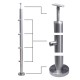 ΣΕΤ ΚΟΛΩΝΑ Φ.42.4x2mm ΜΕ ΒΑΣΗ / INOX 304