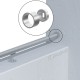 ΡΟΖΕΤΑ ΤΟΙΧΟΥ ΓΙΑ ΣΩΛΗΝΑ Φ.42.4 mm / ΚΡΥΦΟ / INOX 304
