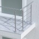 ΣΕΤ ΚΟΛΩΝΑ Φ.42.4x2mm ΜΕ ΒΑΣΗ / INOX 304
