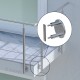 ΣΤΗΡΙΓΜΑ ΚΟΛΩΝΑΣ Φ.35-50 mm ΠΛΑΪΝΟ / INOX 304