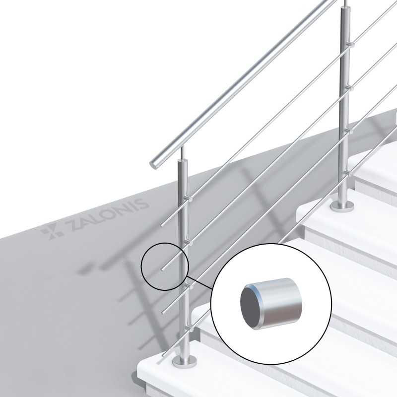 TAΠΑ ΣΩΛΗΝΑ Φ.12 mm / ΕΞΩΤΕΡΙΚΗ / INOX 304