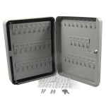 KEY STORAGE BOX / 93 KEYS / 30x24x8 / GRAY