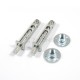 PIVOT HINGE SET FOR VERTICAL BLINDS