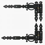 DECORATIVE T-HINGE / RIGHT PAIR
