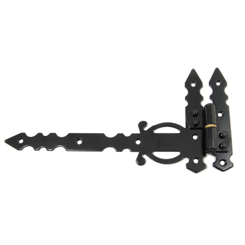 DECORATIVE T-HINGE / RIGHT PAIR ANTIQUE DECORATIVE  T-HINGES