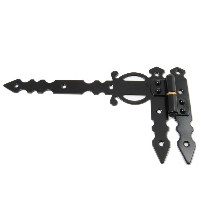DECORATIVE T-HINGE / RIGHT PAIR ANTIQUE DECORATIVE  T-HINGES