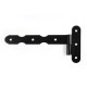 LIFT-OFF DECORATIVE HINGE / RIGHT / MAT BLACK