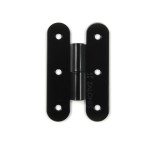 LIFT-OFF DECORATIVE MIDDLE HINGE / LEFT / MAT BLACK