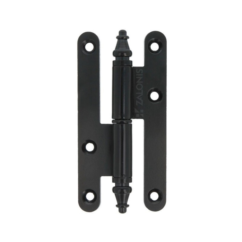LIFT-OFF DECORATIVE HINGE 110 / LEFT / MAT BLACK STEEL LIFT OFF HINGES