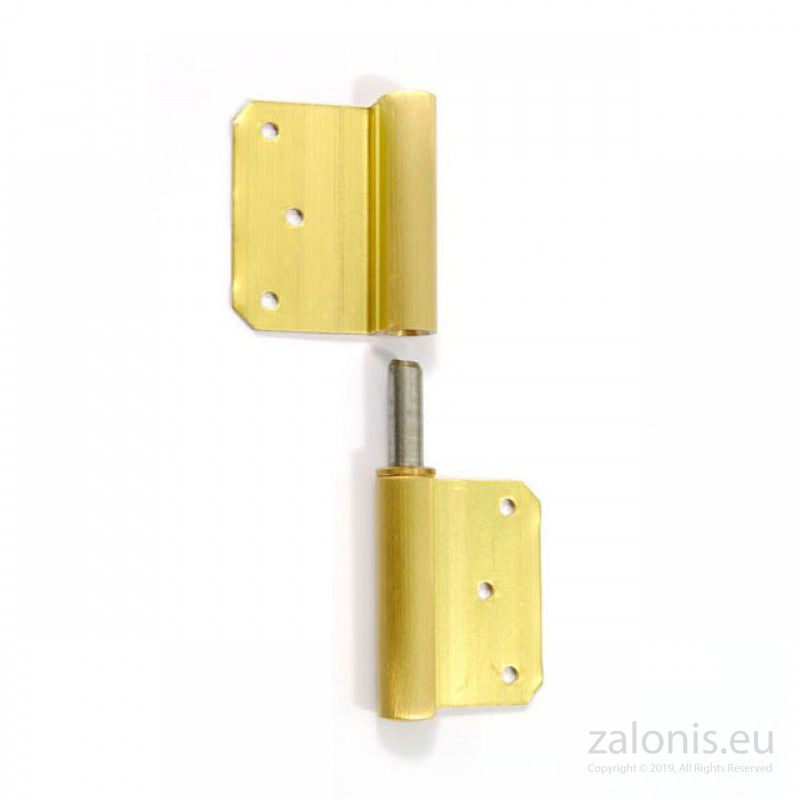 LIFT-OFF DOOR HINGE Νο140 / RIGHT / GOLD