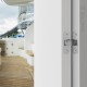 CONCEALED DOOR HINGE 89x25 / INOX