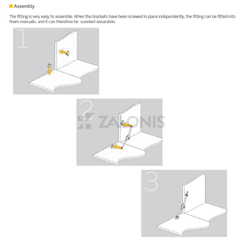 MECHANICAL PISTON INDAUX DELTA MECHANICAL LIFTING HINGES