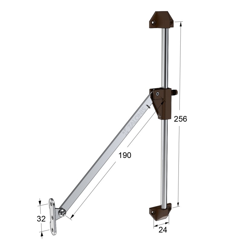 BAR DOOR LID STAY MECHANICAL LIFTING HINGES