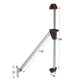 BAR DOOR LID STAY MECHANICAL LIFTING HINGES