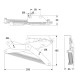 SOFA SPRING HINGE LIFT MECHANISM MECHANICAL LIFTING HINGES
