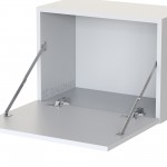 NICKEL LID STAY H.D. 15x2 mm (PAIR)