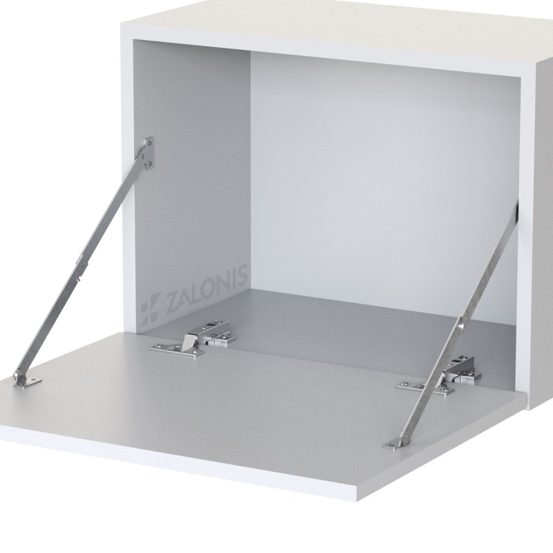NICKEL LID STAY H.D. 15x2 mm (PAIR)