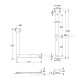NICKEL LID STAY H.D. 15x2 mm (PAIR)