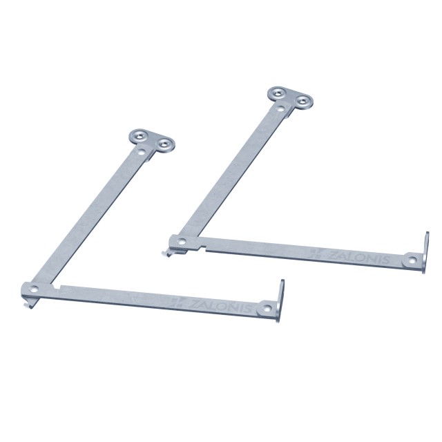 NICKEL LID STAY 10x1.5 mm (PAIR)