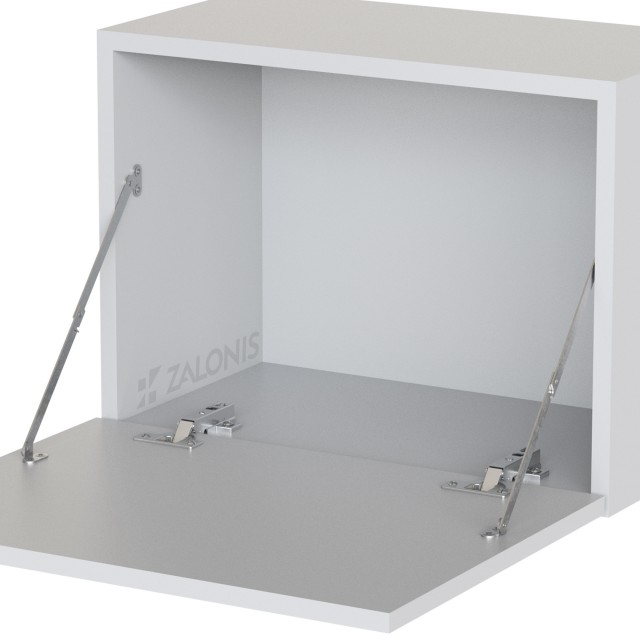 NICKEL LID STAY 10x1.5 mm (PAIR)