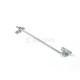 NICKEL LID STAY H.D. / FREE SLIDING