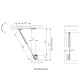 ITALIANA FERRAMENTA KRABY GAS PISTON / 244 mm
