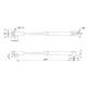 ITALIANA FERRAMENTA KRABY GAS PISTON / 244 mm