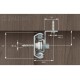 CENTRAL EXTENSION SLIDE WITH SYNCHRONIZED ACTION / 50 INSERT