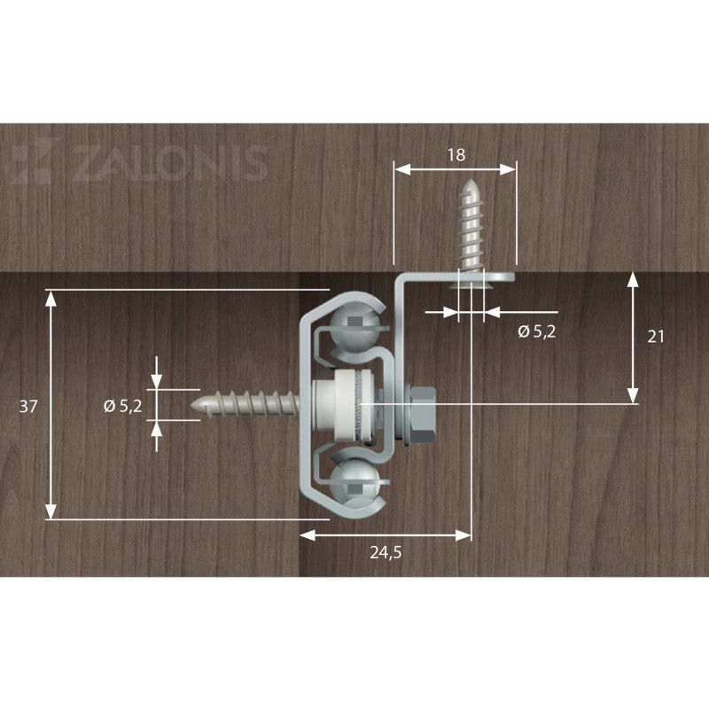 CENTRAL EXTENSION SLIDE WITH SYNCHRONIZED ACTION / 60 INSERT