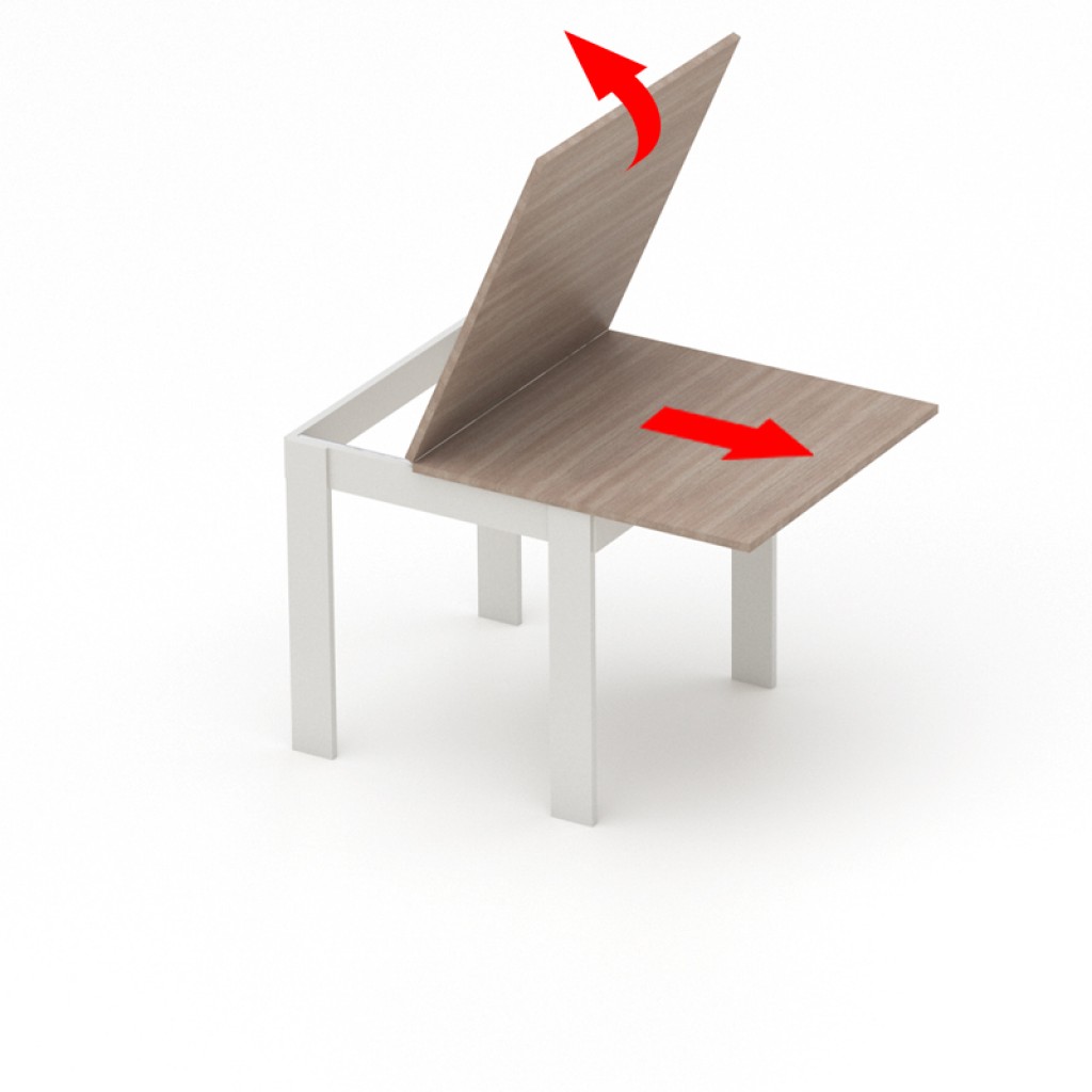 SLIDE MECHANISMS FOR FOLDING TABLE LEAF