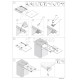 EXTENSION DRAWER-TABLE SLIDER 54 / TABLE 84 / 55kg TABLE, IRONING, FITTING